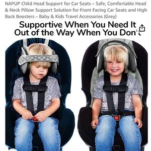 Child’s head support for car seat